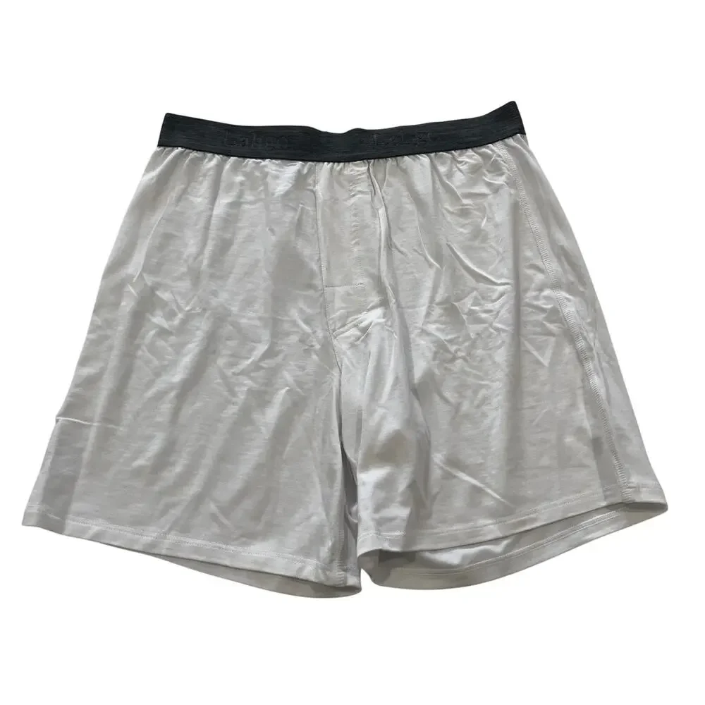 15-61 LAHGO Lunya Men's NWOT $38 Boxers White Small